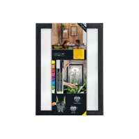 SECURIT Tableau Craie WOODY WBW-GL-BL-40 transparent...