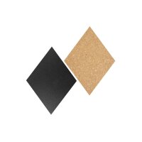 SECURIT Kreidetafel/Kork Set DIAMANT FB-CB-DIA 7-teilig...