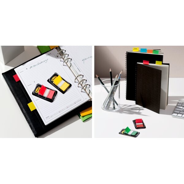 Post-it Marque-page Index Standard, 25,4 x 43,2 mm, 4+2