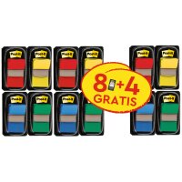 Post-it Marque-page Index Standard, 25,4 x 43,2 mm, 4+2