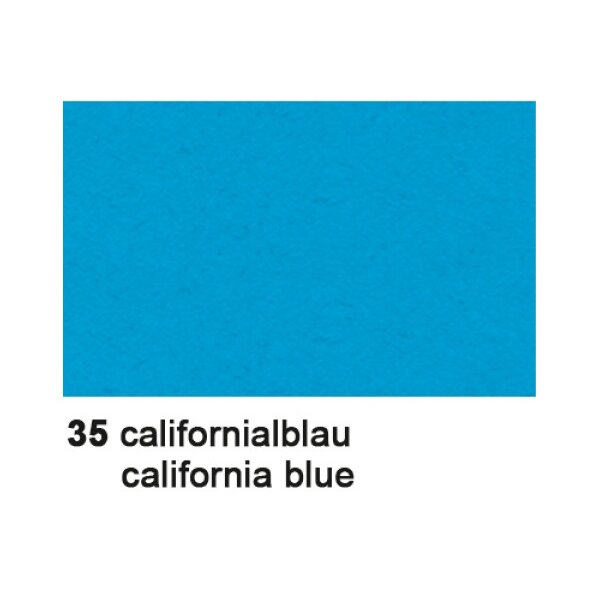 URSUS Tonzeichenpapier 50x70cm 2232235 130g, calif.blau