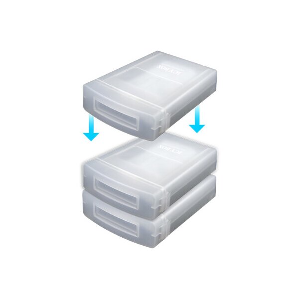ICY BOX Protection box for 3.5inch HDD IB-AC602a transparent