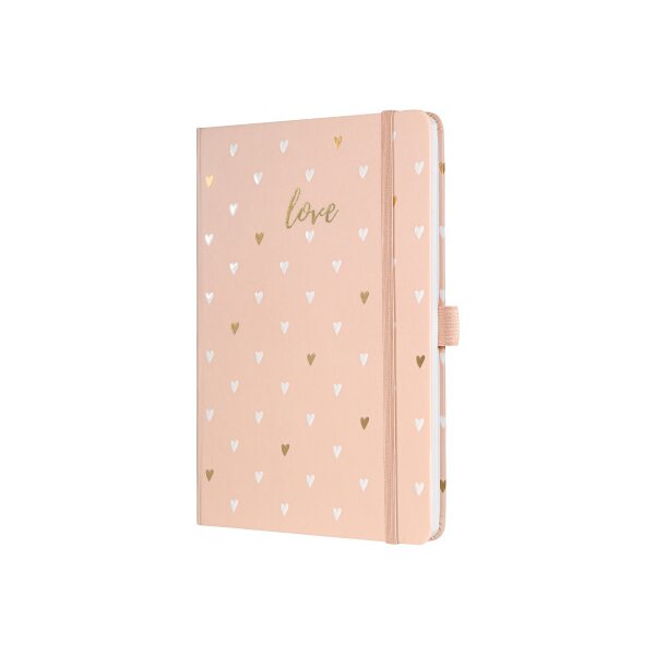 JOLIE Carnet A5 JN335 Rose Love, ligné, 174 p.