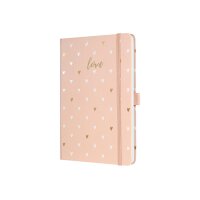 JOLIE Notizbuch A5 JN335 Rose Love, liniert, 174 S.
