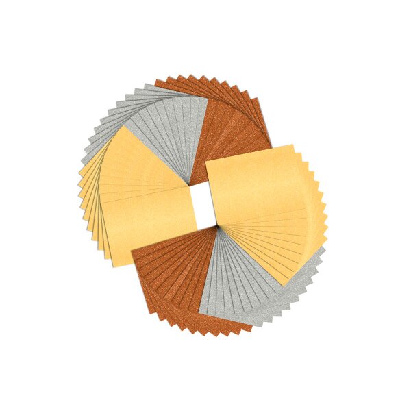 URSUS Carton photo bloc A6 11396499SE 300g, 3 couleurs 60 flls.