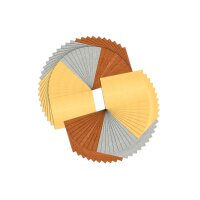 URSUS Carton photo bloc A6 11396499SE 300g, 3 couleurs 60...