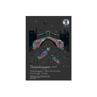 URSUS Papier à dessin coul. bloc A4 2144699SE 0g,...