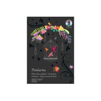 URSUS Carton photo bloc A4 3704690SE 300g, noir 10 flls.