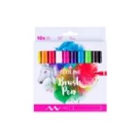 TALENS Ecoline Brush Pen Set 11509803 ass. Bright 10 pcs.
