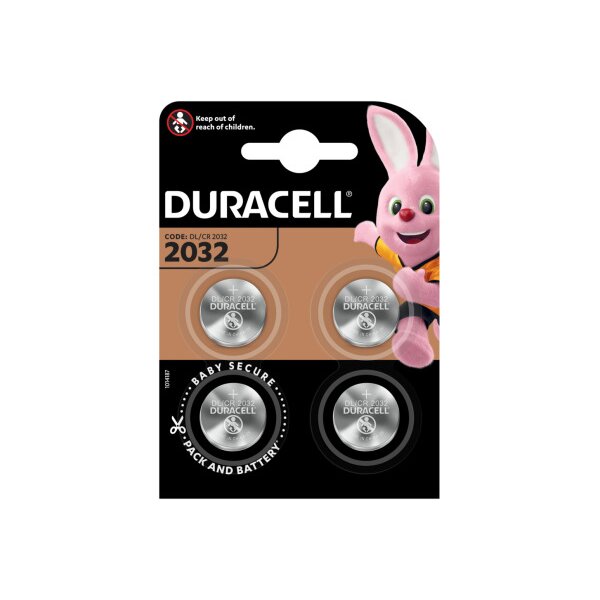 DURACELL Pile miniature Specialty 4-119376 CR2032, 3V 4 pcs.