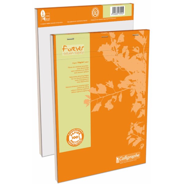 Calligraphe Notizblock Forever, A4, 100 Blatt, kariert