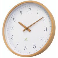 ALBA Holz-Wanduhr "HORTREE", Quarzuhr,...