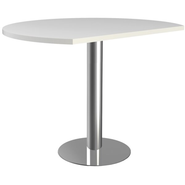 kerkmann Beistelltisch ARTLINE, Durchmesser: 1.000 mm, weiss