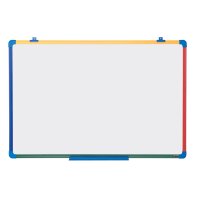 Bi-Office Tableau mural blanc pour enfants Schoolmate
