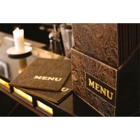 Securit Speisekarten-Mappe DESIGN PAISLEY, A4, 10er Box