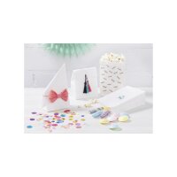 folia Papiertüten mit Blockboden, 100 x 55 x 175 mm, weiss