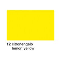 URSUS Moosgummi 30x40cm 8340012 zitronengelb 5 Bogen