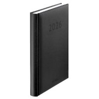 herlitz Buchkalender Cheftimer 2026, A5, schwarz