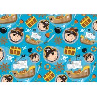 SUSY CARD Papier cadeau Captain Hook, sur rouleau