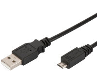 DIGITUS Câble de raccordement US 2.0, USB-A - USB-B...