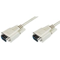 DIGITUS VGA-Monitor-Anschlusskabel, HD 15, beige, 1,8 m