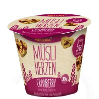 HELLMA Céréales en coeur Canneberge, dans...