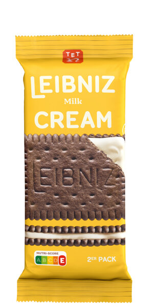 LEIBNIZ Biscuit double choc Keksn Cream Milk, présentoir