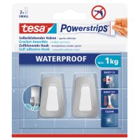 tesa Powerstrips Crochet WATERPROOF Small,...