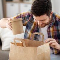 NATURE Star Sac en papier Strong, 320 x 120 x 400 mm, brun