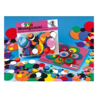 URSUS Caoutchouc mousse cercles 2mm 8370099 assortis 200...