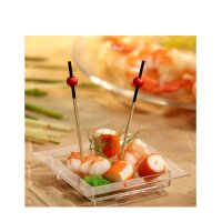 PAPSTAR Fingerfood-Spiesse "Red Pearl",...
