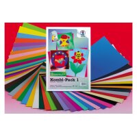 URSUS Papier Kombi-Pack 7770000 23x33cm sortiert