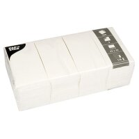 PAPSTAR Serviettes Bistro, 330 x 330 mm, 1 couche, blanc