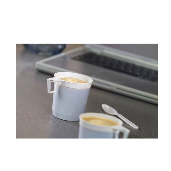 STARPAK Kunststoff-Kaffeetassen, 0,25 l, weiss, 40er