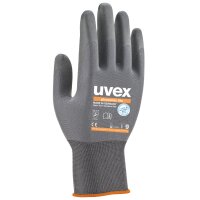 uvex Gants de travail phynomic lite, T. 07, gris