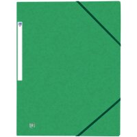 Oxford Chemise à élastique Top File+, A4, jaune pastel