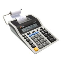 TWEN Calculatrice imprimante 120 PD, gris / noir