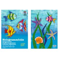 URSUS Film hologramme 23x33cm 8390099 50my, 5 couleurs...