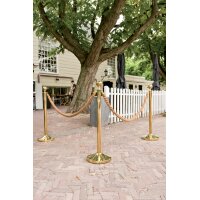 Securit Corde pour poteau daccueil CLASSIC, rouge / or