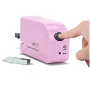 RAPESCO Heftgerät Autom. USB/Batterie 1451 rosa