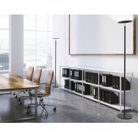 UNiLUX Lampadaire à LED LEDDY, dimmable, noir