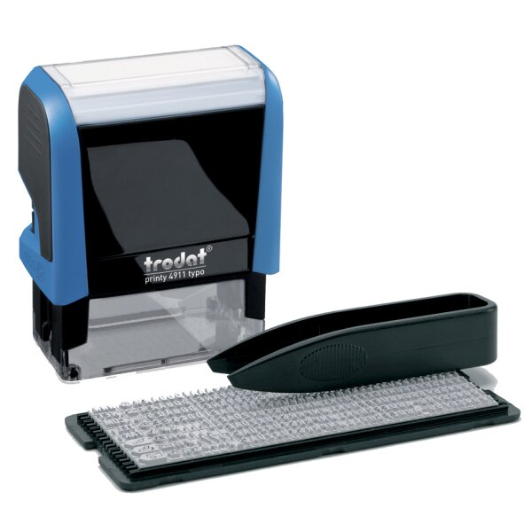 trodat Textstempelautomat Typo Printy Set 4911, 3 Zeilen