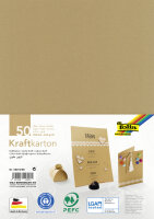 folia Kraftkarton, 230 g qm, DIN A5, 50 Blatt