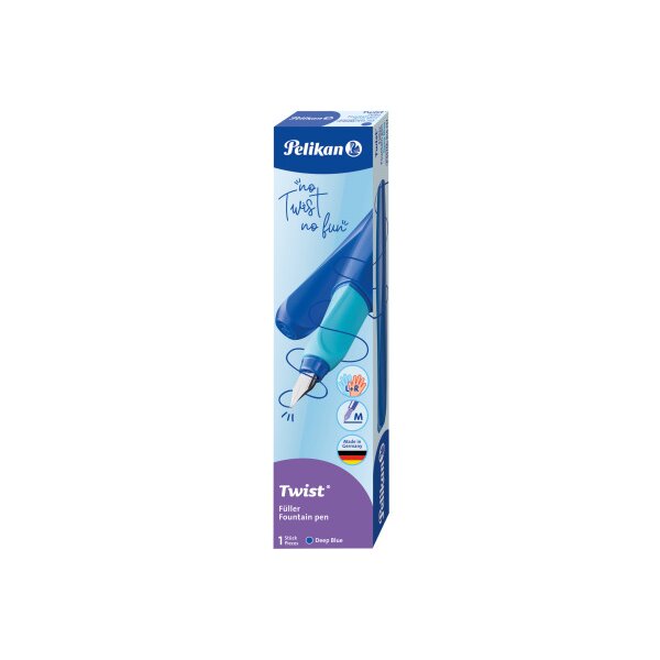 PELIKAN Stylo plume Twist M 814737 Deep Blue