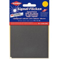 KLEIBER Sicherheits-Flicken, (B)100 x (H)120 mm, silber