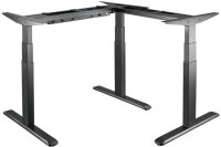 LogiLink Schreibtischgestell, elektrisch, 90 Grad L-Form