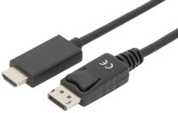 DIGITUS Câble dadaptateur DisplayPort 1.2, DP -...