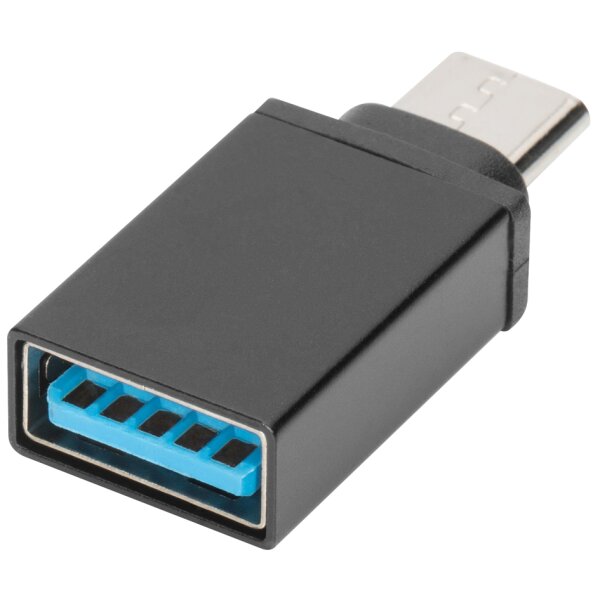 DIGITUS Adaptateur USB, USB-C - USB-A, noir