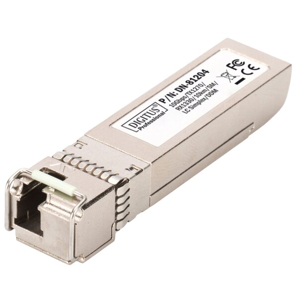 DIGITUS Mini Gbic Transreceiver Modul, SFP+, 10 km, Tx1270