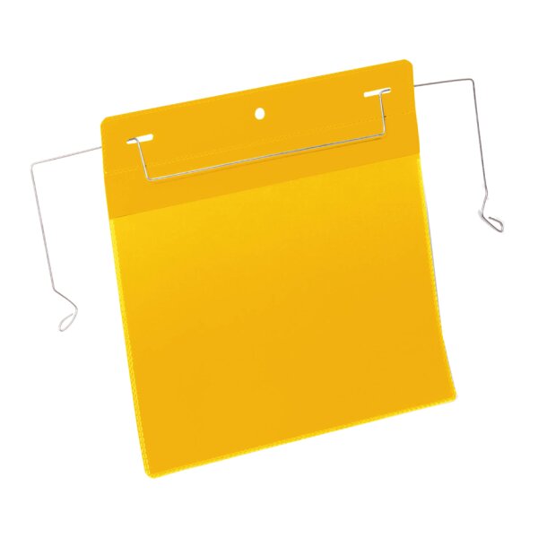 DURABLE Pochette avec fil de suspension, A4 paysage, jaune
